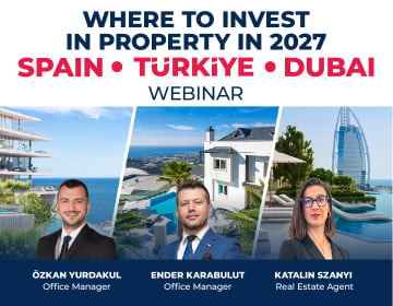 Webinar: Gdzie Inwestować W Nieruchomości W 2027 Roku? Hiszpania · Turcja · Dubaj