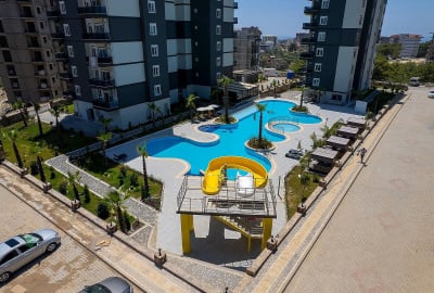 Sea-view Furnished Rental Apartment in Olive Paradise Alanya 1