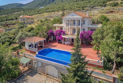Villa À Louer Avec Vue Sur L’île De Meis À Kaş Antalya 1