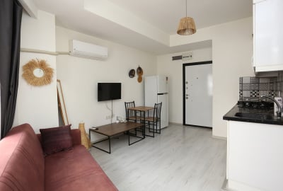 Möblierte 1-schlafzimmer-wohnung Zur Miete In Muratpaşa, Antalya 1