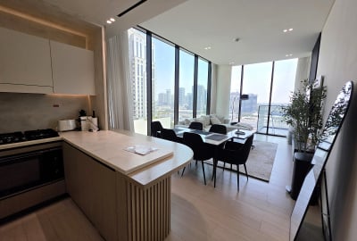 Furnished 2-bed Flat in Binghatti Phoenix in Dubai JVC 1