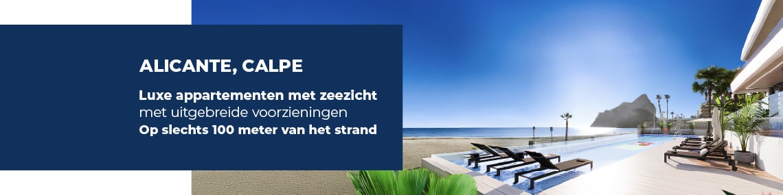 Zeezicht Appartementen Aan La Fossa Beach In Calpe Alicante