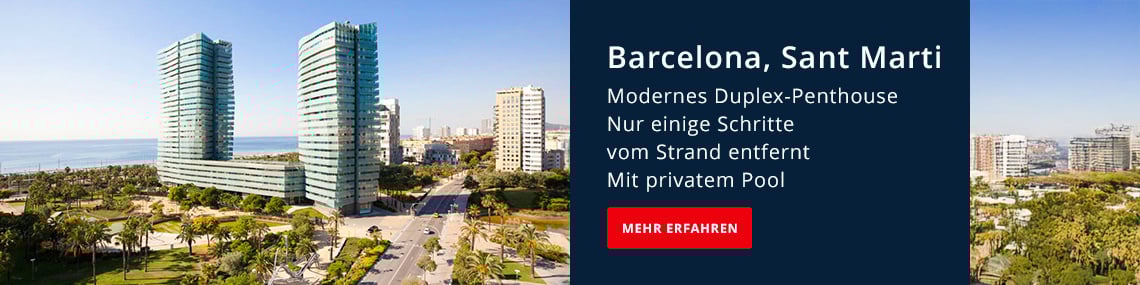 Duplex-penthouse In Einer Residenz In Meeresnähe In Barcelona