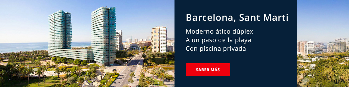 ático Dúplex En Una Residencia Cerca Del Mar En Barcelona