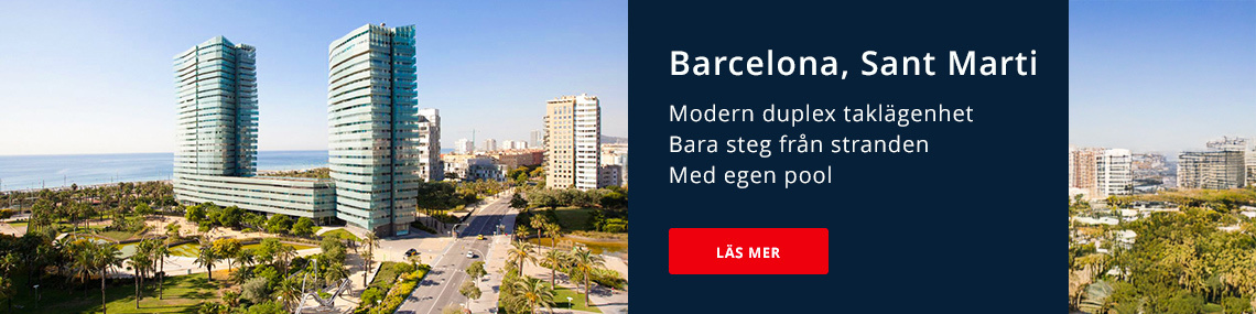 Duplex-takvåning I En Bostad Nära Havet I Barcelona