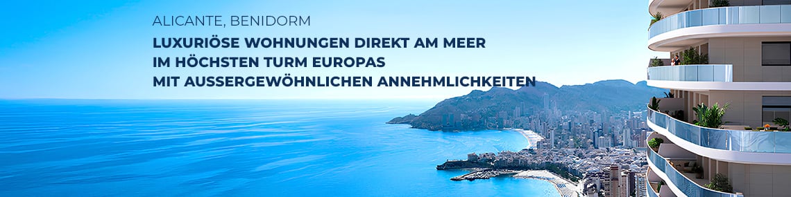 Luxuriöse Wohnungen Am Meer Im Höchsten Turm Europas In Benidorm