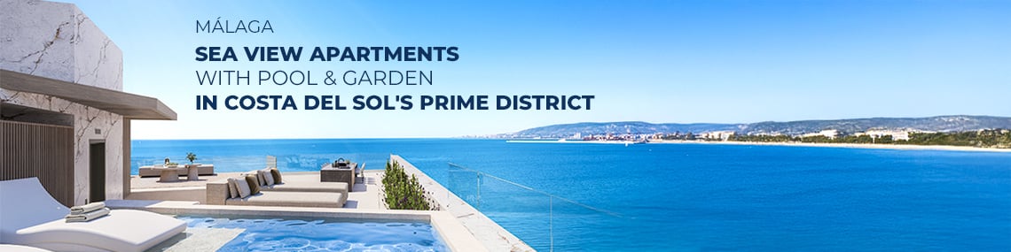Elegant Apartments with Pool in a Prime Area of Málaga