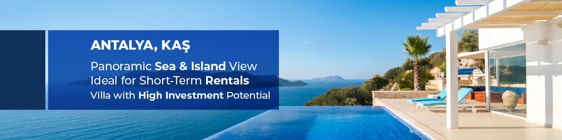 Large Sea-view Villa with Private Pool in Kaş Antalya