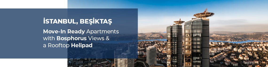 Bosphorus-view Apartments in a Project in Beşiktaş İstanbul