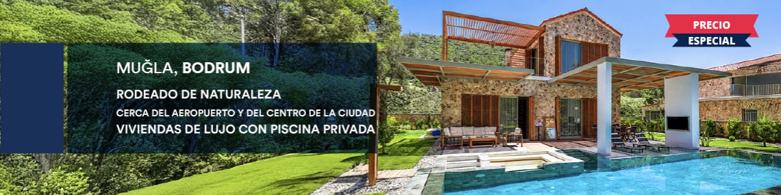 Amplias Casas Con Piscina Privada En Bodrum