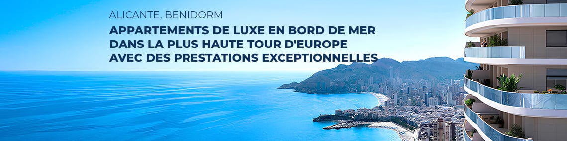 Appartements En Bord De Mer Dans La Plus Haute Tour De Benidorm