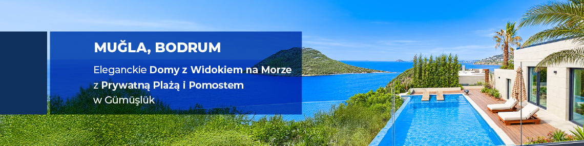 Domy Nad Morzem Z Ekskluzywnymi Udogodnieniami W Bodrum Gümüşlük