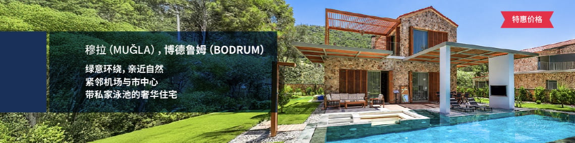博德鲁姆(bodrum),宽敞的私人泳池住宅