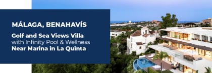 Villa with Golf and Mediterranean Views Near Marina in Benahavis