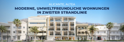 Wohnungen Als Investition Im Viva Altea Beach Project, Alicante