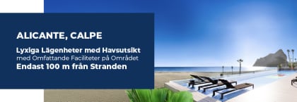 Havsutsikt Lägenheter Vid La Fossa Beach I Calpe Alicante