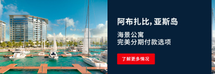 阿布扎比(abu Dhabi)豪华海景公寓内有私人泳池