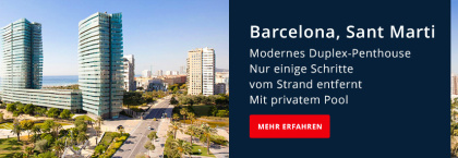 Duplex-penthouse In Einer Residenz In Meeresnähe In Barcelona