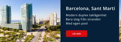 Duplex-takvåning I En Bostad Nära Havet I Barcelona