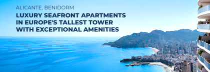 Luxury Seafront Apartments in Europe's Tallest Tower in Benidorm