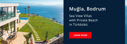 Sea View Houses with Private Beach in Bodrum Mugla