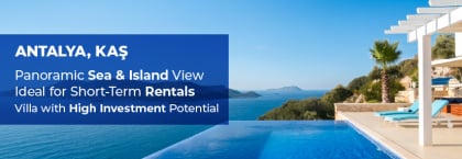 Large Sea-view Villa with Private Pool in Kaş Antalya