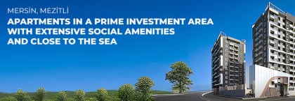 Flats in a Complex with Extensive Social Amenities in Mersin Mezitli