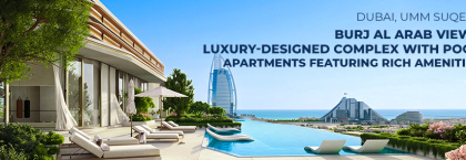 Elegant Flats for Sale in a Luxury Project with Pool in Dubai