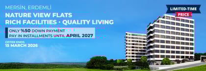Nature View Flats in a New Project in Erdemli Mersin