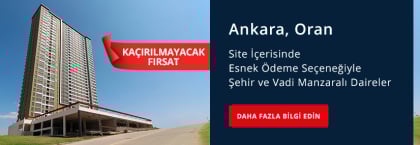 Oran'da Site İçerisinde Vadi ve Şehir Manzaralı Daireler