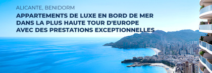 Appartements En Bord De Mer Dans La Plus Haute Tour De Benidorm