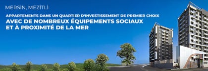 Appartements Avec Équipements Sociaux À Mersin Mezitli.