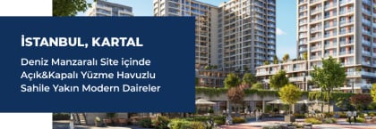 İstanbul Kartal'da Site İçinde Sahile Yakın Gayrimenkuller