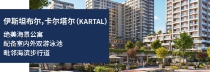 伊斯坦布尔卡尔塔尔（kartal）靠近海滩的房产