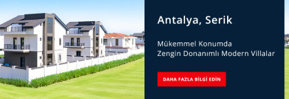Belek'te Neovilla Papatya Projesi'nde Zengin Donanımlı Villalar