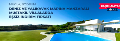 Bodrum Yalıkavak'ta Deniz Manzaralı Özel Tasarım Villalar