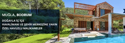 Bodrum Torba'da Doğayla İç İçe Özel Havuzlu Malikaneler
