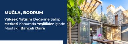 Bodrum Bitez Merkezde Yeşillikler İçinde Satılık Butik Daire