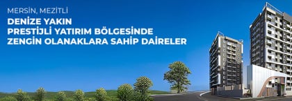 Mersin Mezitli’de Zengin Sosyal Olanaklara Sahip Sitede Daireler