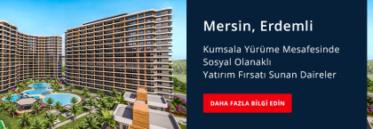 Mersin Tömük'te Kumsala Yürüme Mesafesinde Satılık Daireler