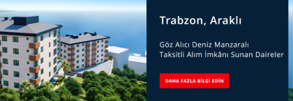 Trabzon Kalecik'te Yeni Yapıda Yatırımlık 2+1 ve 3+1 Daireler