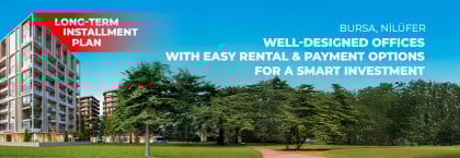 Offices with 48-month Installment Options in Nilüfer, Bursa