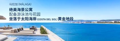 马拉加黄金地段带泳池的优雅公寓
