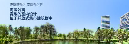 伊斯坦布尔宰廷布尔努（zeytinburnu）宽敞的海景公寓