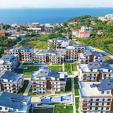 Modern apartment complex in Yalova near Istanbul