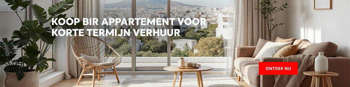 Koop Appartement in Turkije voor Kortetermijnverhuur