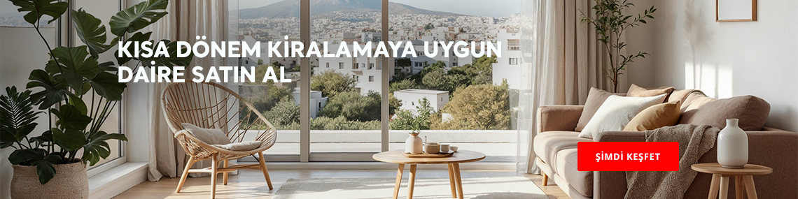 Kısa dönem kiralamaya uygun daire satın al 