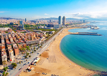 côte de Barcelone, Espagne