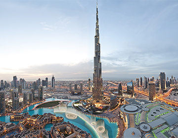 Burj Khalifa view properties in Dubai