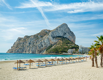 Calpe, Costa Blanca, Spanje Calpe, Costa Blanca, Spanje